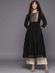 Women Ethnic Motifs Yoke Design Kurta - Inddus.com