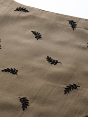 Women Floral Embroidered Thread Work Kurta with Trousers - Inddus.com