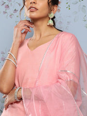 Women Gotta Patti Pure Cotton Kurti With Skirt & With Dupatta - Inddus.com