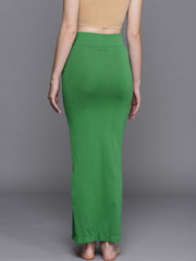 WOMEN GREEN SOLID SAREE SHAPEWEAR - Inddus.com