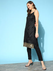 Women Kurta with Trousers & With Dupatta - Inddus.com