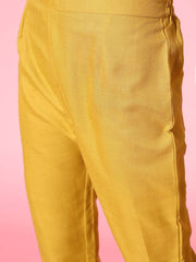Women Solid Poly-Chiffon Ethereal Embroidery Kurta Set - Inddus.com