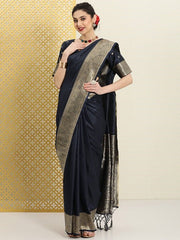 Woven Design Zari Silk Blend Saree